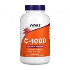 NOW Foods Vitamin C-1000 With Rose Hips 250 таблеток