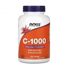 NOW Foods Vitamin C-1000 with Rose Hips & Bioflavonoid 250 таблеток