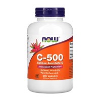 NOW Foods Vitamin C-500 Calcium Ascorbate 250 капсул