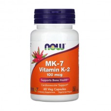 NOW Foods Vitamin K2 (MK-7) 100 mcg 60 вегакапсул
