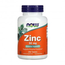 NOW Foods Zinc 50 mg 250 таблеток