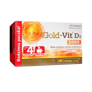Olimp Gold-Vit D3 2000, 120 таблеток
