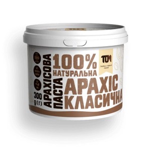 TOM Арахісова паста класична 300 г TOM Арахісова паста класична 300 г