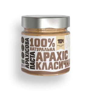 TOM Арахісова паста класична (скло) 180 г 