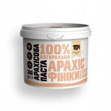 TOM Арахісова паста кранч з білим шоколадом та фініками 300 г