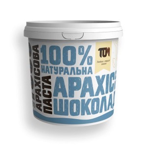 TOM Арахісова паста кранч з чорним шоколадом та сіллю 1 кг