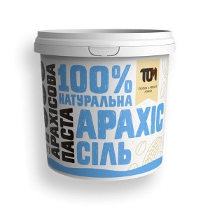 TOM Арахісова паста солона 1 кг TOM Арахісова паста солона 1 кг