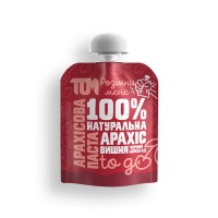 TOM Арахісова паста з чорним шоколадом та вишнею 64 г