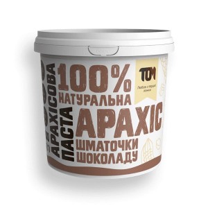 TOM Арахісова паста з шматочками чорного шоколаду 1 кг