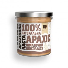 TOM Арахісова паста з шматочками чорного шоколаду (скло) 300 г