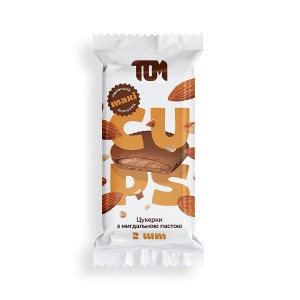 ТОМ Цукерки з мигдальною пастою 2*19 г