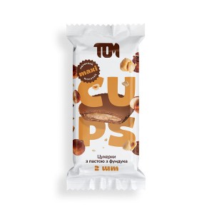 ТОМ Цукерки з пастою з фундука 2*19 г