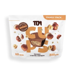 ТОМ Цукерки з пастою з фундука 25*9 г