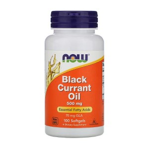 NOW Foods Black Currant Oil 500 mg 100 гелевих капсул