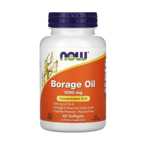NOW Foods Borage Oil 1000 mg 60 гелевих капсул