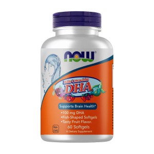 NOW Foods DHA Kids Chewable 60 гелевих капсул