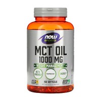 NOW Foods MCT Oil 1000 mg 150 гелевих капсул