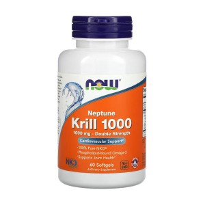 NOW Foods Neptune Krill Oil 1000 mg 60 гелевих капсул