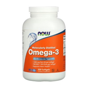 NOW Foods Omega-3, 500 гелевых капсул
